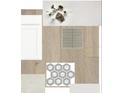 Showcasing the beautiful tile and wood flooring options, along with complimentary counter tops and white cabinetry at 664 Allora Ave, Nokomis, FL 34275