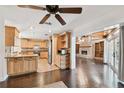 Spacious kitchen featuring granite countertops and ample cabinetry at 2726 Witley Ave, Palm Harbor, FL 34685