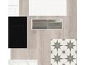 Kitchen design featuring black cabinets, gray flooring, and star tile at 31016 Pendleton Landing Cir, Wesley Chapel, FL 33545