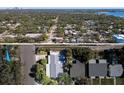 Aerial view showcasing the property's location and neighborhood context at 5626 28Th S Ave, Gulfport, FL 33707