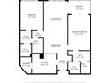 2-bedroom, 2-bath condo floor plan with balcony at 6287 Bahia Del Mar Cir # 603, St Petersburg, FL 33715