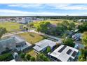 This aerial view highlights the property's location, nearby park, and the spacious surrounding landscape at 5418 10Th Ave S, Gulfport, FL 33707