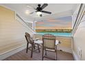 Private balcony with water views, relaxing outdoor space at 19915 Gulf Blvd # 805, Indian Shores, FL 33785