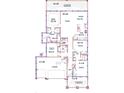 Detailed floor plan showcasing the layout of the home with dimensions for each room and space at 413 Shannon Estates Ct, Plant City, FL 33563