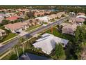 An aerial view showing the home's location within a residential community at 728 Thistlelake Dr, Venice, FL 34293