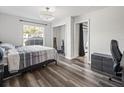 Bright bedroom with plush bed and plenty of floor space at 8755 Bardmoor Blvd # 105, Seminole, FL 33777
