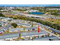 Aerial view showing home's location in a residential community at 5005 Lily Street N Pl, Pinellas Park, FL 33782