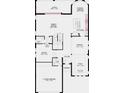 First floor plan showcasing great room, kitchen, and two-car garage at 5136 Slate Hue Pl, Apollo Beach, FL 33572