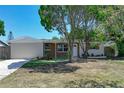 Quaint single-story home with brick accents and a welcoming front yard at 8391 76Th Ave, Seminole, FL 33777