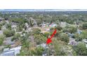 Birds-eye view of the property and neighborhood at 1708 E Poinsettia Ave, Tampa, FL 33612