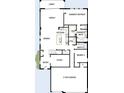 First-floor plan showcasing the kitchen, dining, Gathering room, and owner's suite at 11846 Mile Marsh Dr, Riverview, FL 33569