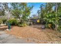 Spacious side yard with a large, cheerful mural at 7901 N 13Th St, Tampa, FL 33604