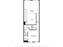 Two-story floor plan; primary bedroom, two baths, laundry room at 5725 Desert Rose Pl, Tampa, FL 33615