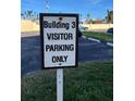 Building 3 visitor parking sign clearly visible at 5130 Brittany S Dr # 607, St Petersburg, FL 33715