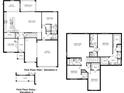 Two-story home floor plan, showing a spacious layout with multiple bedrooms, baths, and a large great room at 912 160Th E Ln, Bradenton, FL 34212