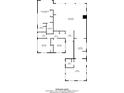 Layout with clearly marked room dimensions, including living room, kitchen, bedrooms, and bathrooms at 16124 4Th E St, Redington Beach, FL 33708