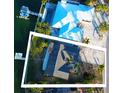Bird's-eye view of single-Gathering home with canal access at 380 Belle Point Dr, St Pete Beach, FL 33706