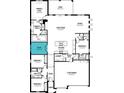 Open floor plan with 3-car garage, owner's suite, and study at 12404 52Th E St, Parrish, FL 34219