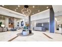 Elegant lobby with modern furniture and a stylish reception desk at 301 1St S St # 804, St Petersburg, FL 33701
