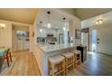 Modern kitchen with granite countertops and stainless steel appliances at 2035 Nash Dr, Clearwater, FL 33763