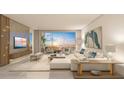 Spacious living room with comfortable seating and panoramic views at 5701 Bowen Daniel Dr. # 402, Tampa, FL 33616