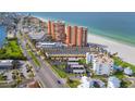 Aerial view showing location of condo community near beach and highway at 17960 Gulf Blvd # 115, Redington Shores, FL 33708