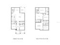 Detailed floor plan showcasing the layout of a spacious two-story home at 876 44Th N Ave, St Petersburg, FL 33703