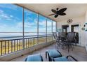 Relax on this spacious screened balcony, complete with a ceiling fan and sweeping water views at 2825 Terra Ceia Bay Blvd # 1902, Palmetto, FL 34221