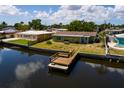 Waterfront house with a private boat dock, offering direct access to the water and scenic views at 9439 Sun Isle Ne Dr, St Petersburg, FL 33702