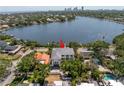 Beautiful Tampa Bay waterfront home, nestled among lush greenery and overlooking tranquil waters at 337 Coffee Pot Ne Dr, St Petersburg, FL 33704