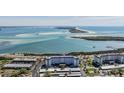 Gorgeous aerial view of waterfront condos with direct access to the beautiful Florida beaches at 7 Elgin Pl # 603, Dunedin, FL 34698