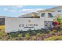 BB Living Epperson Ranch community entrance sign with manicured landscaping and clear blue skies at 31814 Oyster Trellis Ln, Wesley Chapel, FL 33545