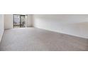 Bright living room with sliding glass doors and neutral carpeting at 1311 Powderpuff Dr # 4, Dunedin, FL 34698