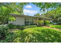 Charming home with manicured lawn and garden, inviting curb appeal, enhanced by mature shade trees at 216 21St Ne Ave, St Petersburg, FL 33704