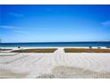 Enjoy access to the private, sandy beach with volleyball and lounge chairs at 18400 Gulf Blvd # 1505, Indian Shores, FL 33785