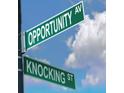 Opportunity is knocking, a playful street sign near your next home at 19701 Gulf Blvd # 328, Indian Shores, FL 33785