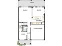 Floor plan featuring a two-car garage, kitchen, dining room, Gathering room, and lanai at 509 N Bradford Ave, Tampa, FL 33609