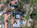 Aerial view showcasing the property's layout and surrounding neighborhood at 2028 Blossom S Way, St Petersburg, FL 33712