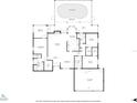 Detailed floor plan showcasing the layout of the home with dimensions and room names at 2893 Turtle Ter, Palm Harbor, FL 34683