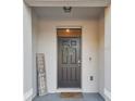 Cozy front entry with decorative wreath and welcome sign creating a warm ambiance at 3313 Pleasant Willow Ct, Brandon, FL 33511