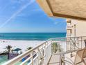 Enjoy breathtaking ocean views from this condo's private balcony overlooking the beach at 11 San Marco St # 807, Clearwater Beach, FL 33767