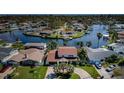 Gorgeous aerial view showcasing the waterfront location of this property at 4937 Dover Ne St, St Petersburg, FL 33703