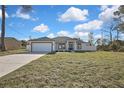 Charming single-story home featuring a clean white exterior, a two car garage, and a well-maintained lawn at 6202 Belkton Ave, Spring Hill, FL 34608