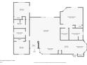 Detailed floor plan showcasing layout with bedrooms, living spaces, kitchen, and bathrooms at 1472 Ivydale Rd, Spring Hill, FL 34606