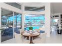 Charming breakfast nook with views of the pool and canal at 6014 Mariners Watch Dr, Tampa, FL 33615