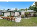 Charming single story home with lush front lawn and colorful flower pots at 15306 Winterwind Dr, Tampa, FL 33624