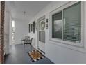 Charming entrance featuring a 