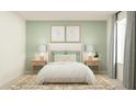 Serene bedroom with a comfortable bed, stylish rug, and soft, natural light at 9308 Cannon Beach Dr, Parrish, FL 34219