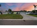 Charming single-story home with a well-manicured lawn and a two-car garage at 4568 40Th S St, St Petersburg, FL 33711