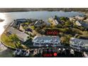 Waterfront condo featuring boat docks and serene water views at 5202 Beach Se Dr # C, St Petersburg, FL 33705